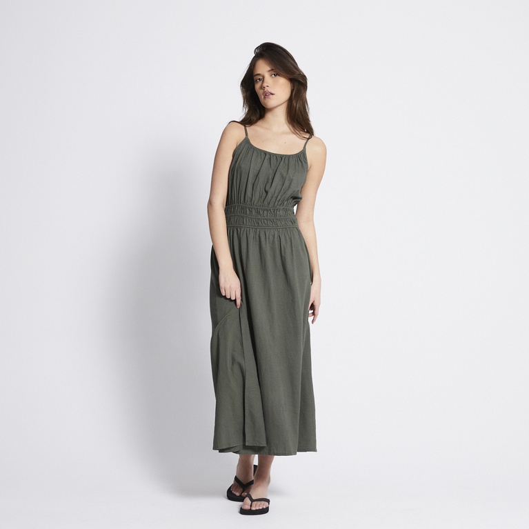 Linen-blend dress "Lillian"
